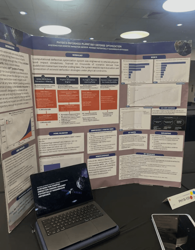 Asteroid deflection final poster